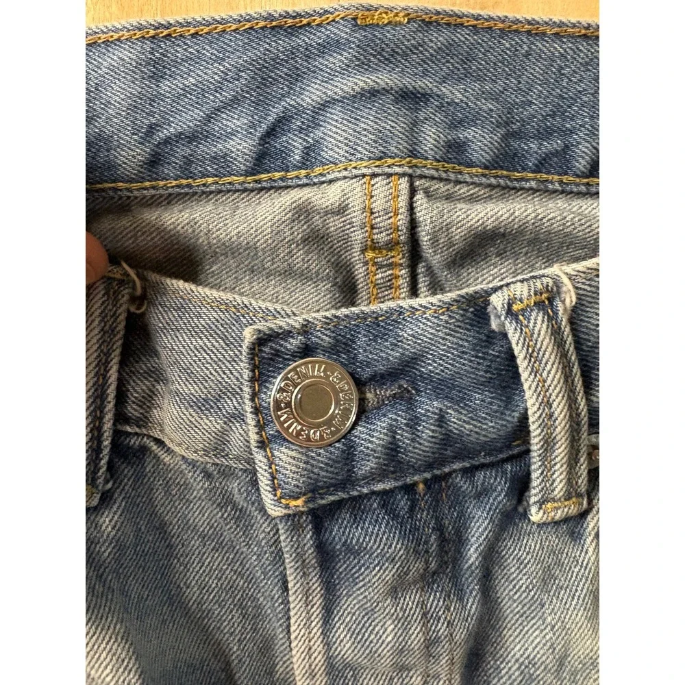 HM Original Straight Regular Fit Blue Denim Jeans 30/32 Light Wash Mens
